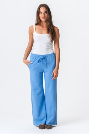 Sweatpants Wide - Light Blue