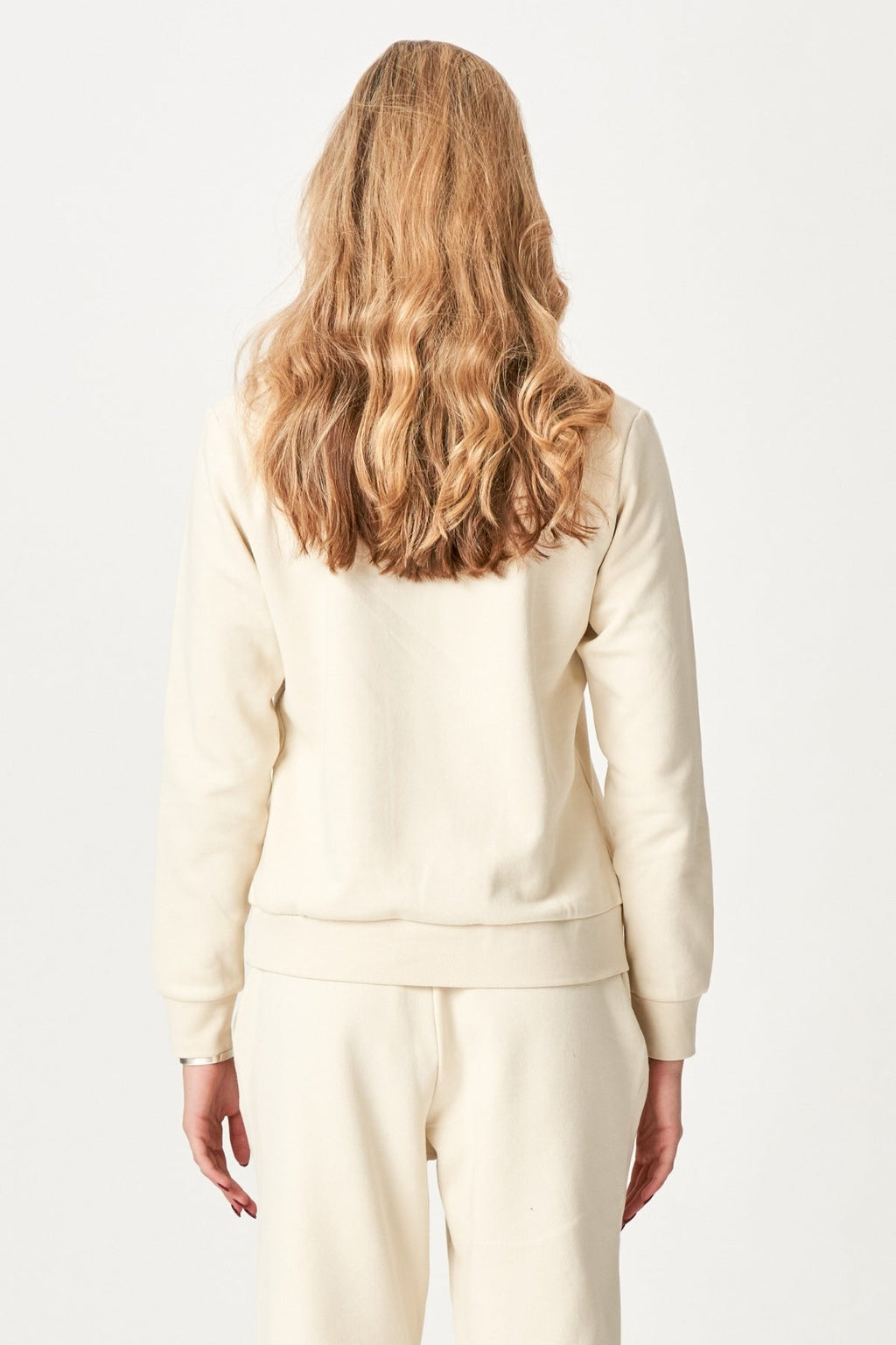 Basic Crewneck Sweat - šviesiai smėlio spalvos