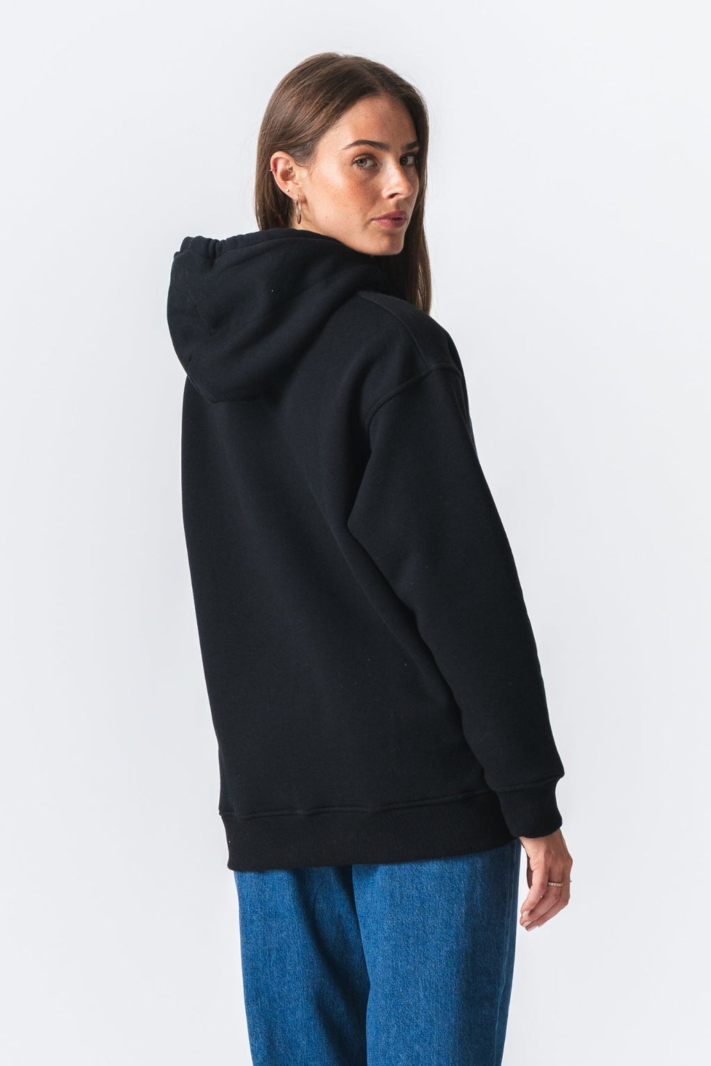 Stella Oversized Hoodie - Black