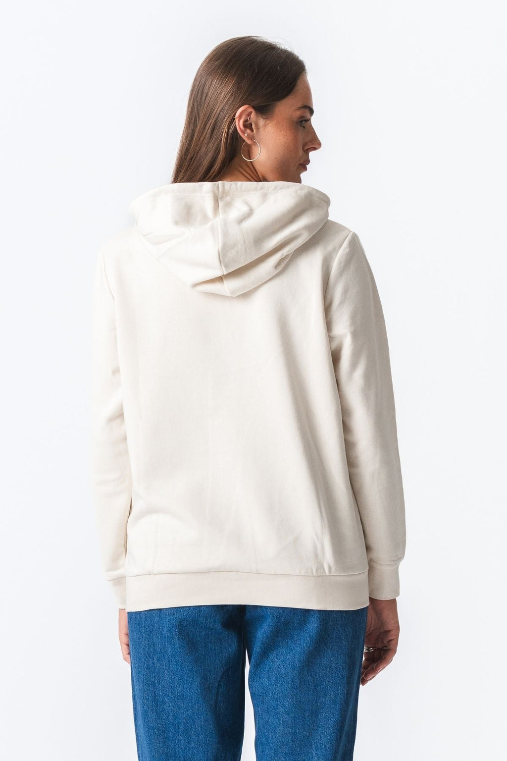 Basic Hoodie prakaitas - lengvas smėlio spalvos