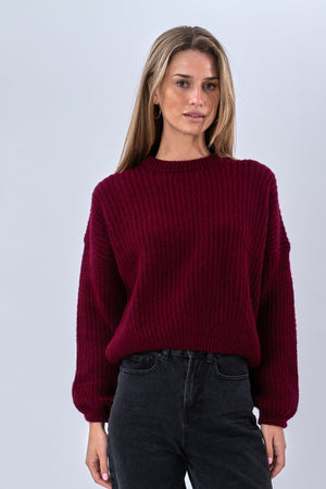 Gabriela Knit - Burgundy