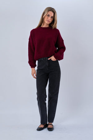 Gabriela Knit - Burgundy