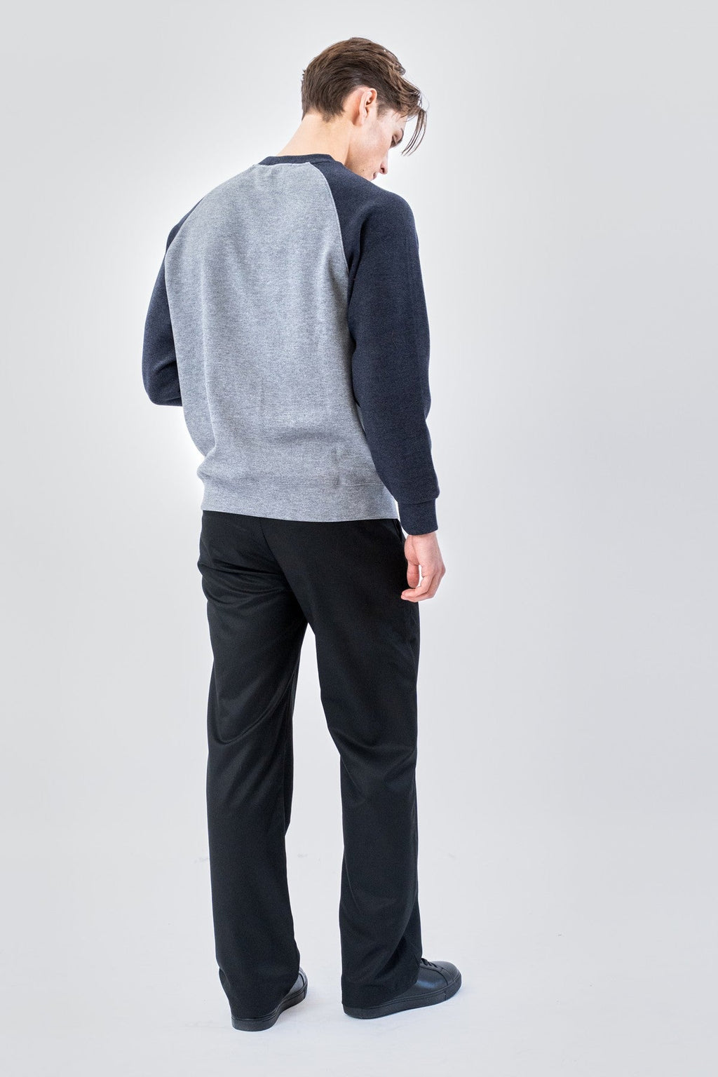 Raglan Sleeve Sweater - Ash Grey