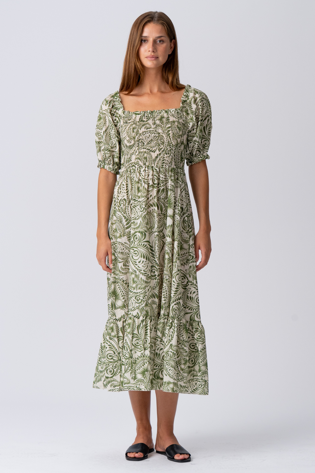 Lia Dress - Green