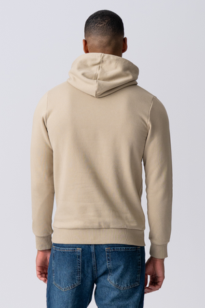 Basic Hoodie prakaitas - tamsus smėlio spalvos