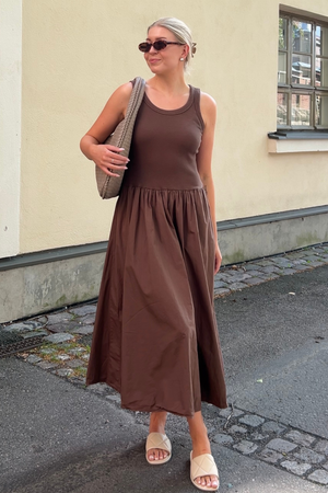 Hanna Dress - Brown