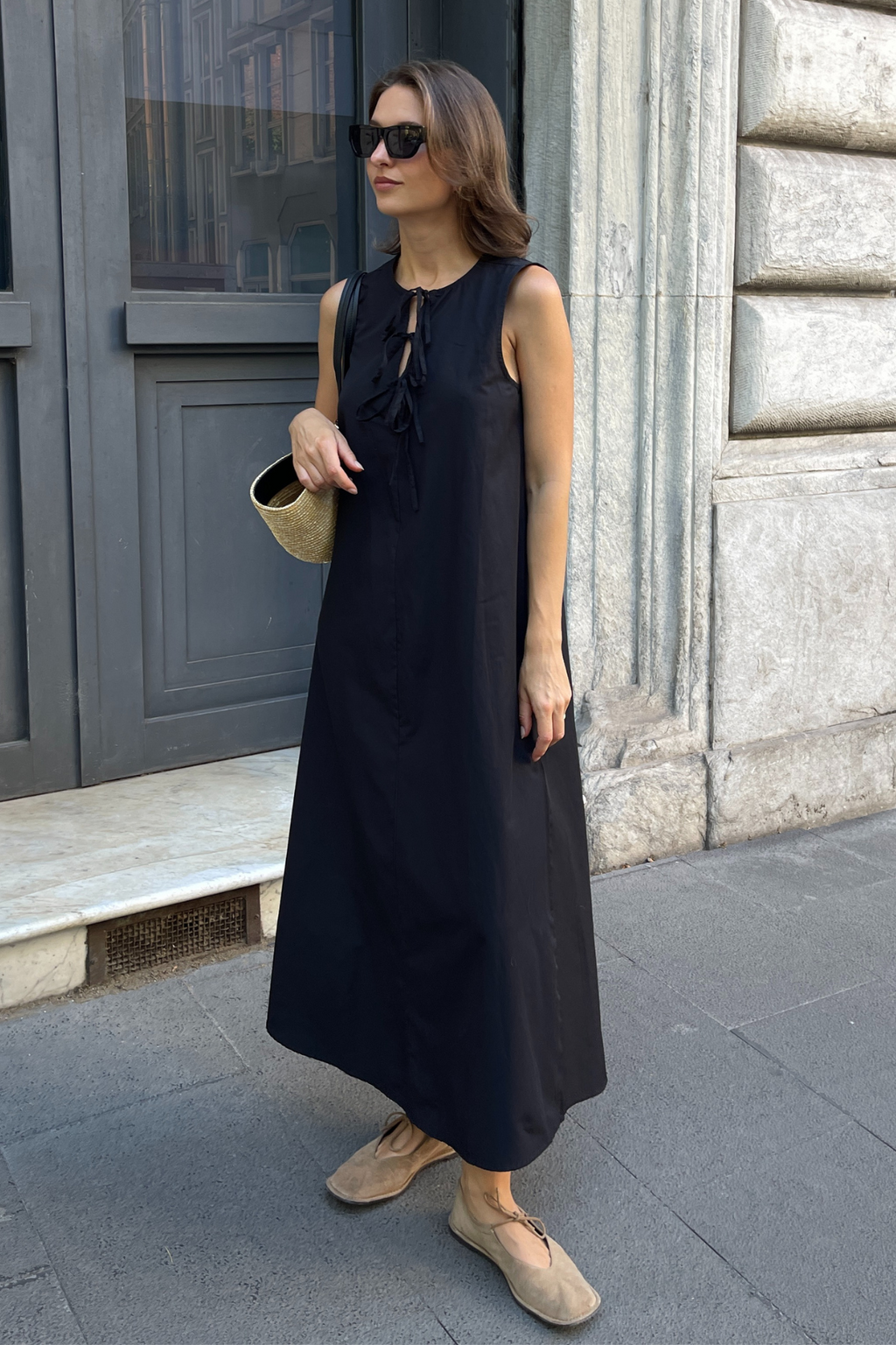 Jenna kaklaraištis - juoda