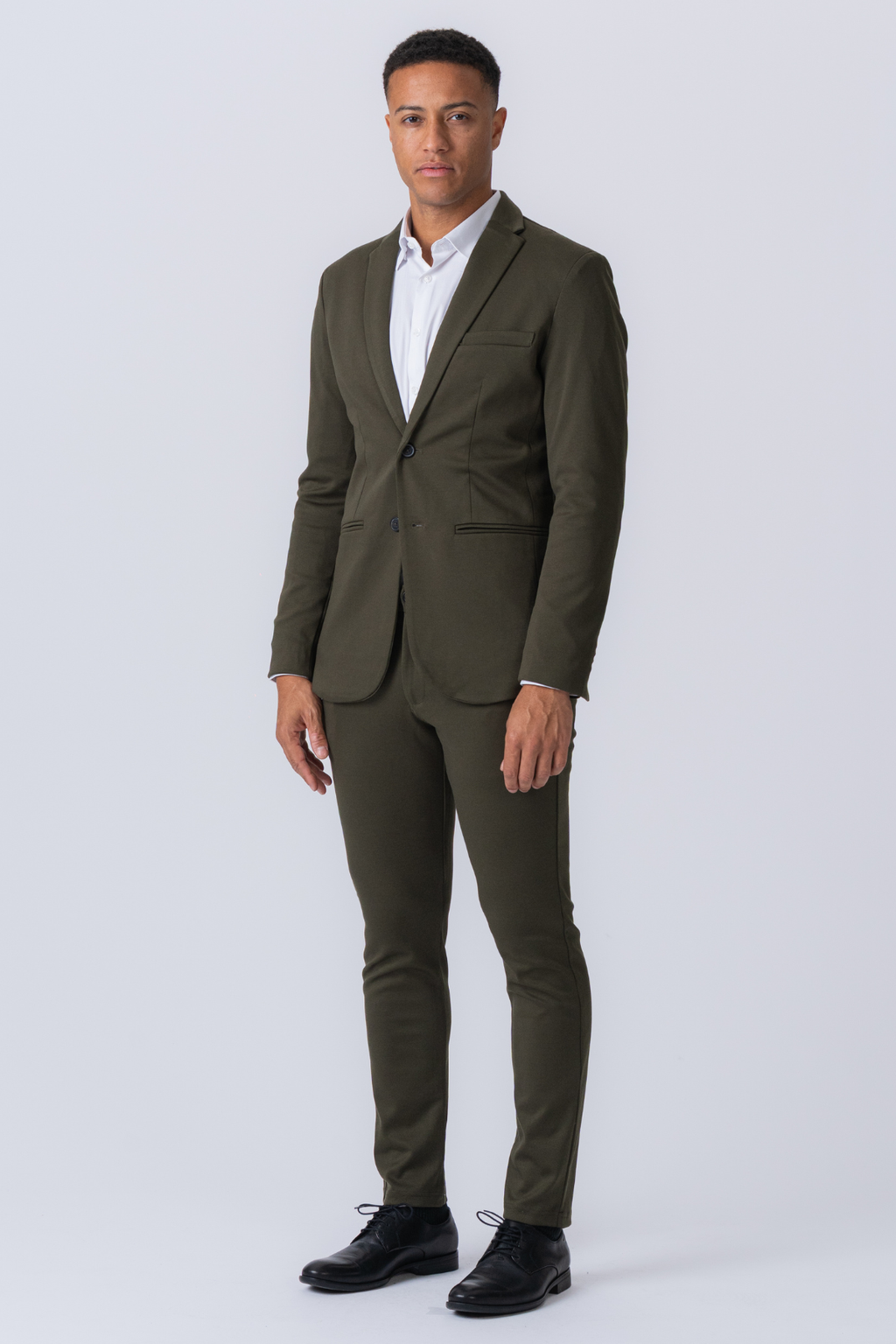 The Original Performance Suit™️ (tamsiai žalia) + kaklaraištis - Paketo pasiūlymas