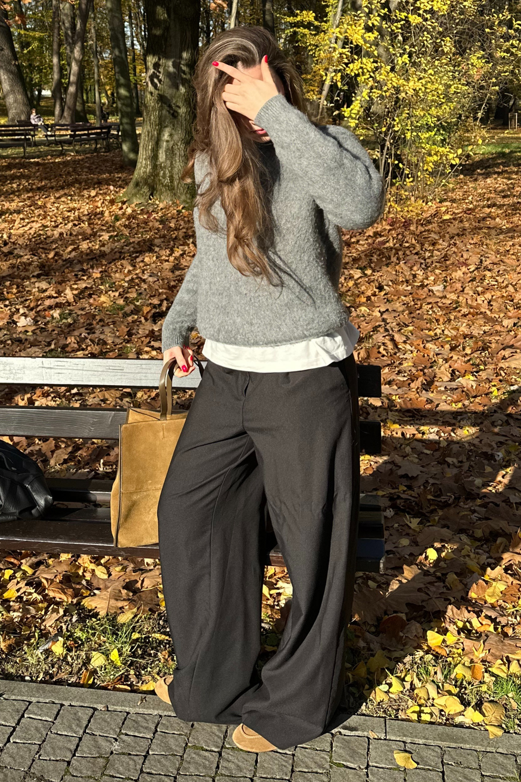 Lazdyno megztas - pilkas