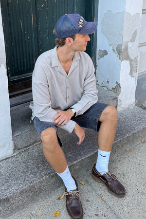 Aidano marškinėliai - smėlio spalvos