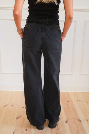 Amalijos džinsai - tamsiai pilka