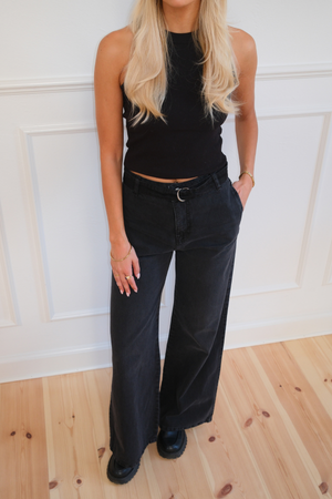 Amalijos džinsai - tamsiai pilka