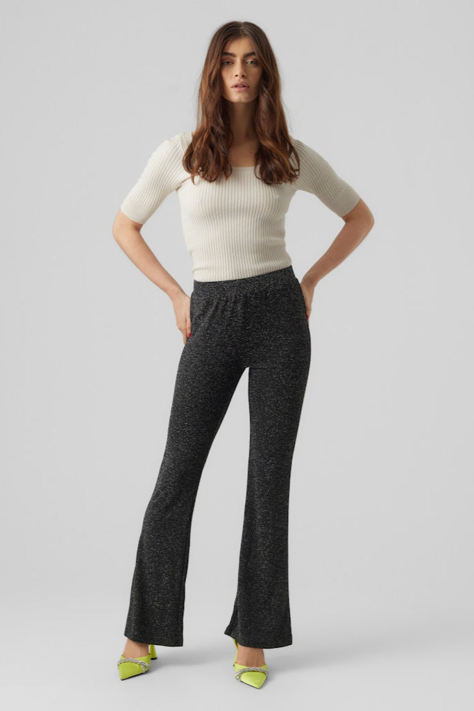 „Kanva Flare Bukser“ - sidabras