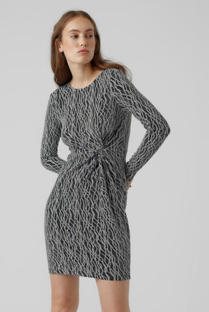 Kanz Mini Kjole - Silver Lurex