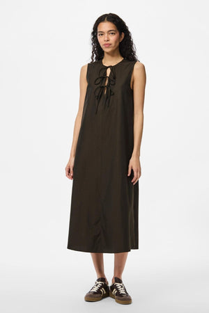 Jenna Midi Tie Dress - Delicioso