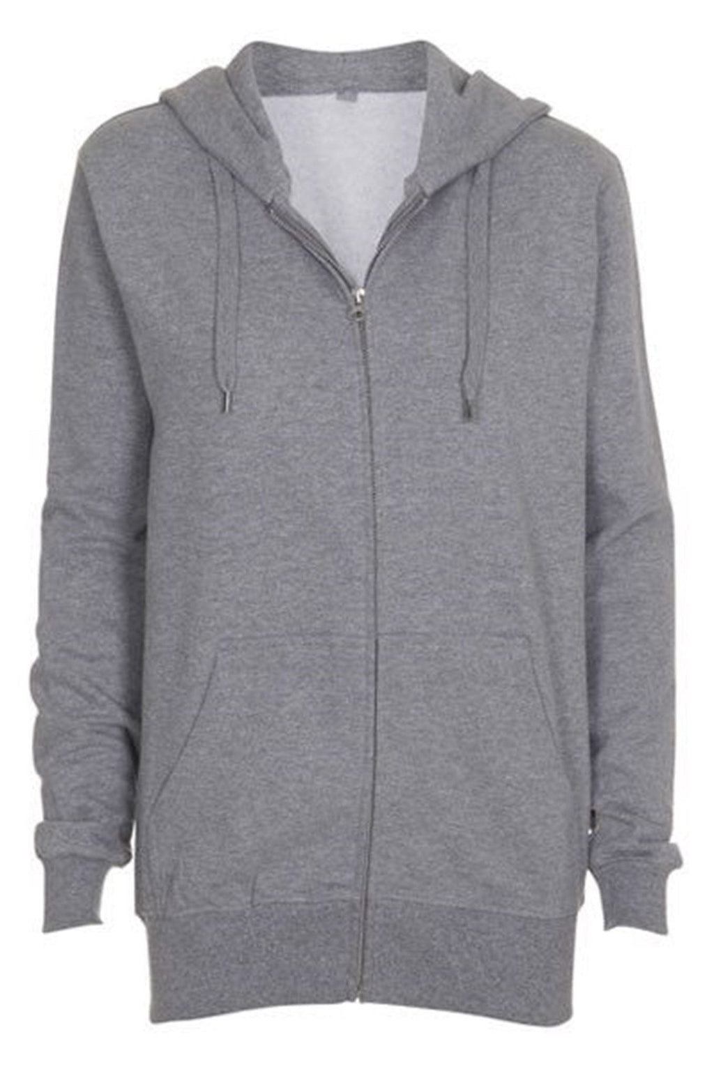 Zip Sweat Hoodie - Light Gray