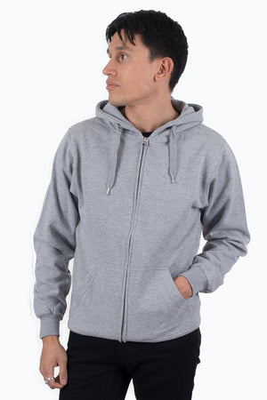 Zip Sweat Hoodie - Light Gray