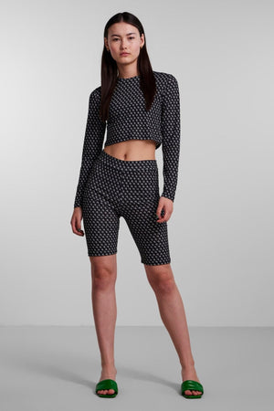 „Ammi“ ilgomis rankovėmis viršuje - juoda