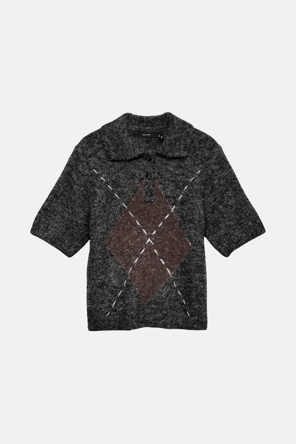 „Bliss 2/4 Poloneck“ megztinis - juodas