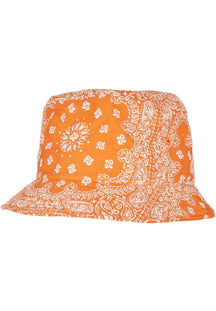 Bandana Print Bucket Hat - oranžinė