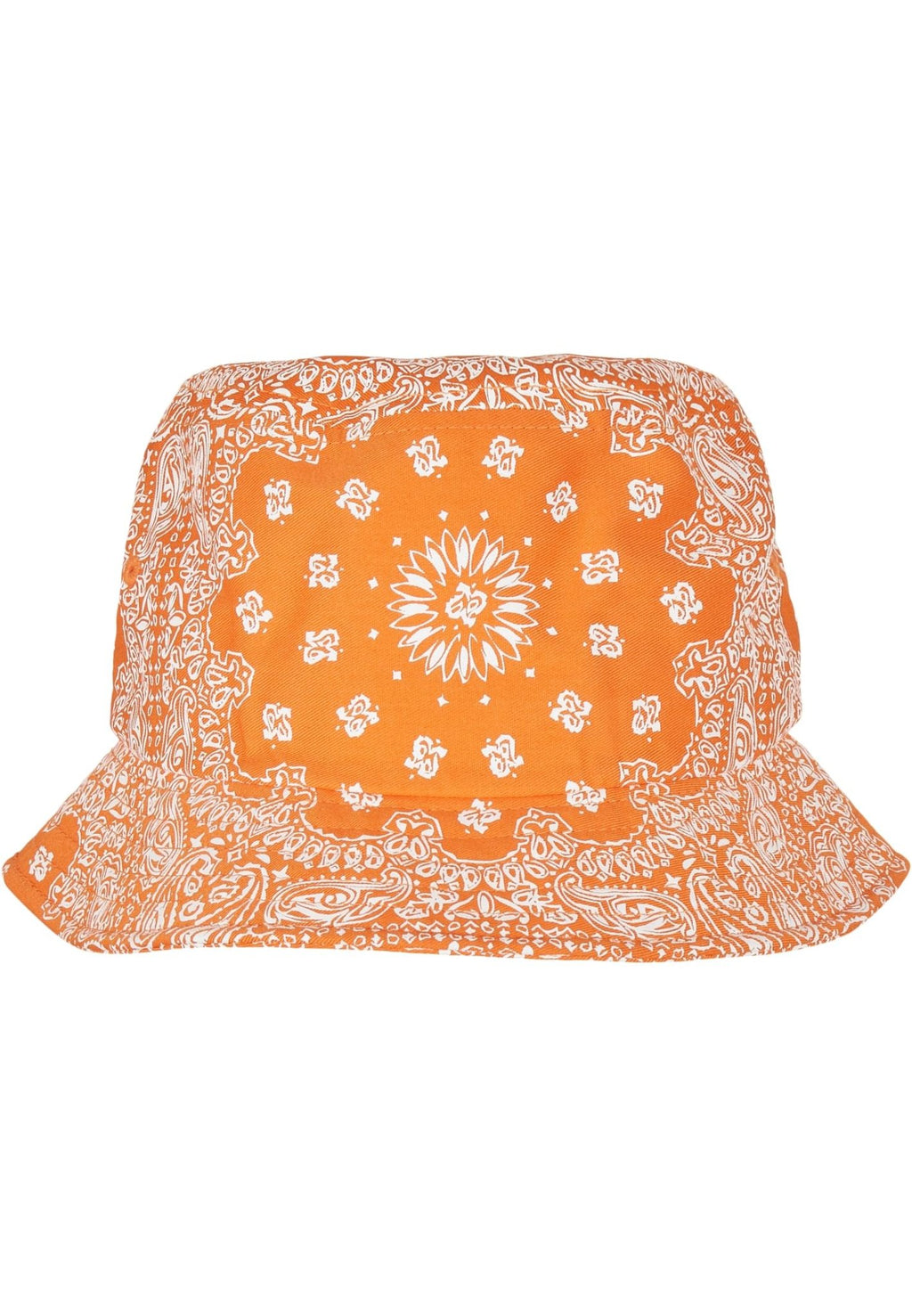 Bandana Print Bucket Hat - oranžinė