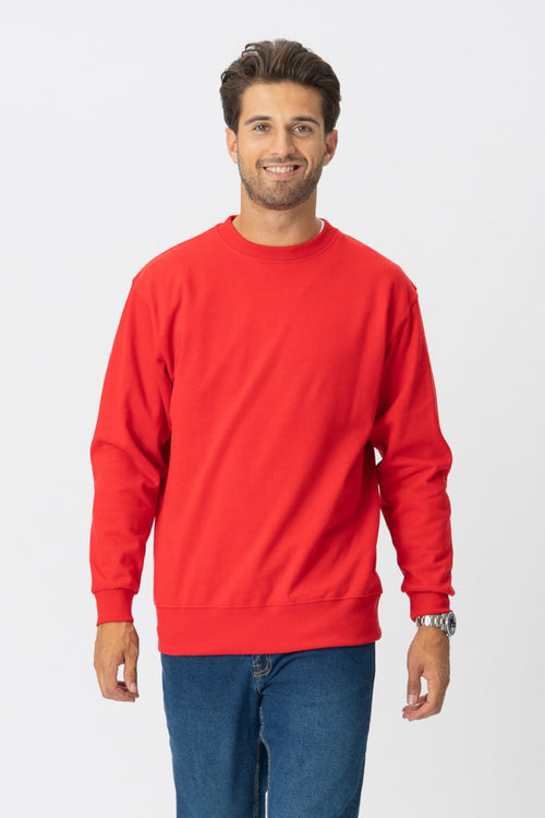 Basic Crewneck - Denmark's Red - TeeShoppen Group™