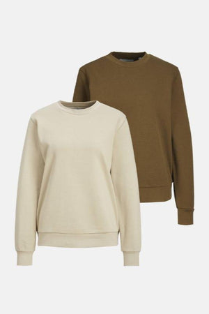 Basic Crewneck Sweat (Women) - Package Deal (2 pcs.)