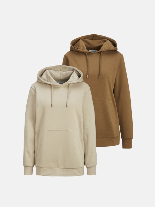 Basic „Hoodie Sweat“ (moterys) - pakuotės sandoris (2 vnt.)