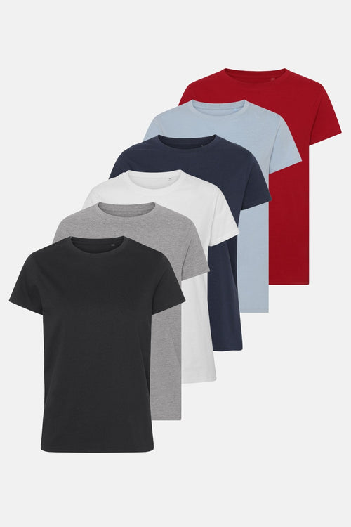 Basic T-shirt - Package Deal (6 pcs.) - TeeShoppen Group™