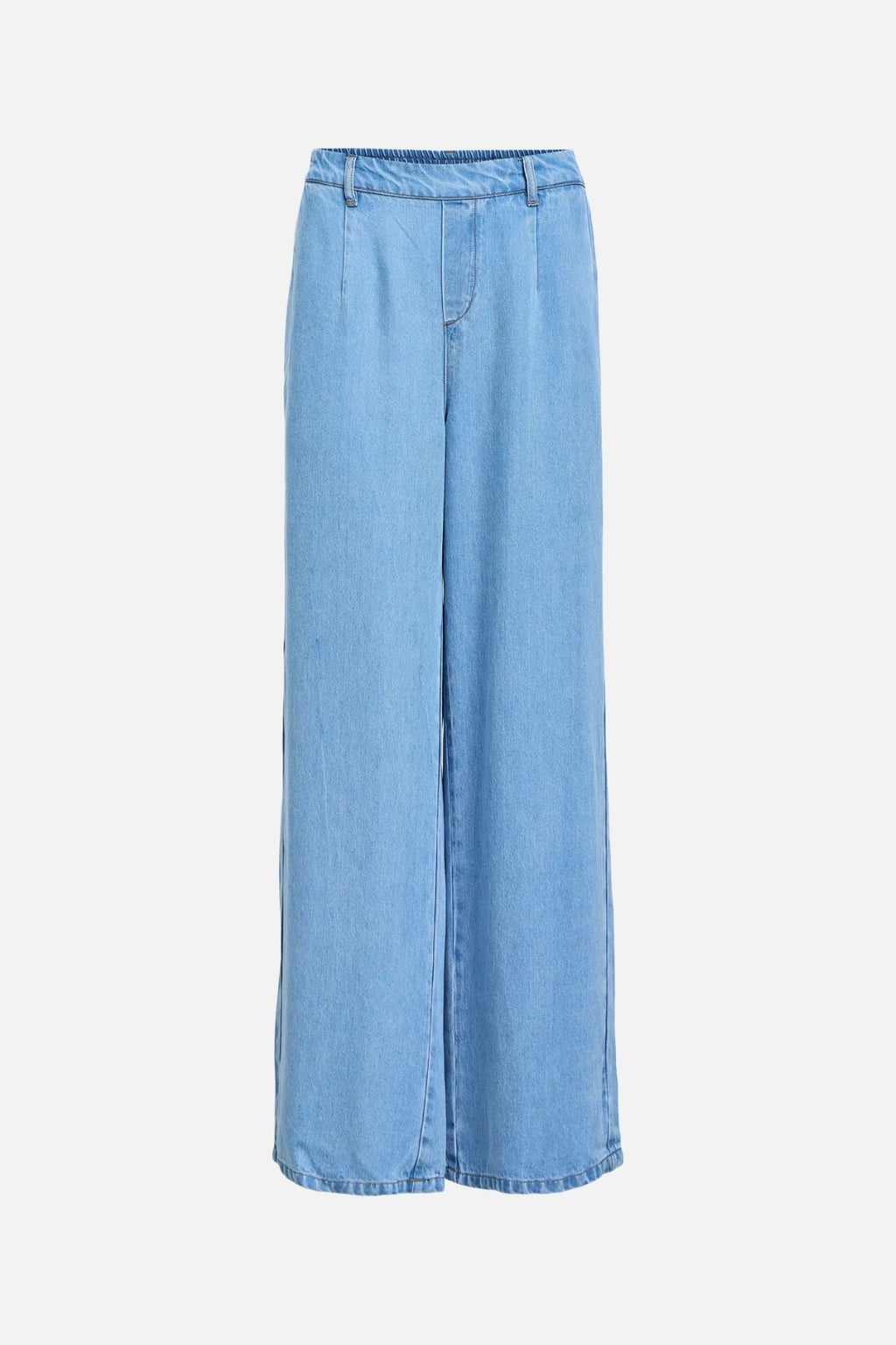 Frame Lisa Wide Pants - Light Blue Denim