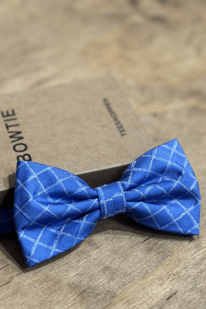 Bowtie - Checkered Blue - TeeShoppen Group™