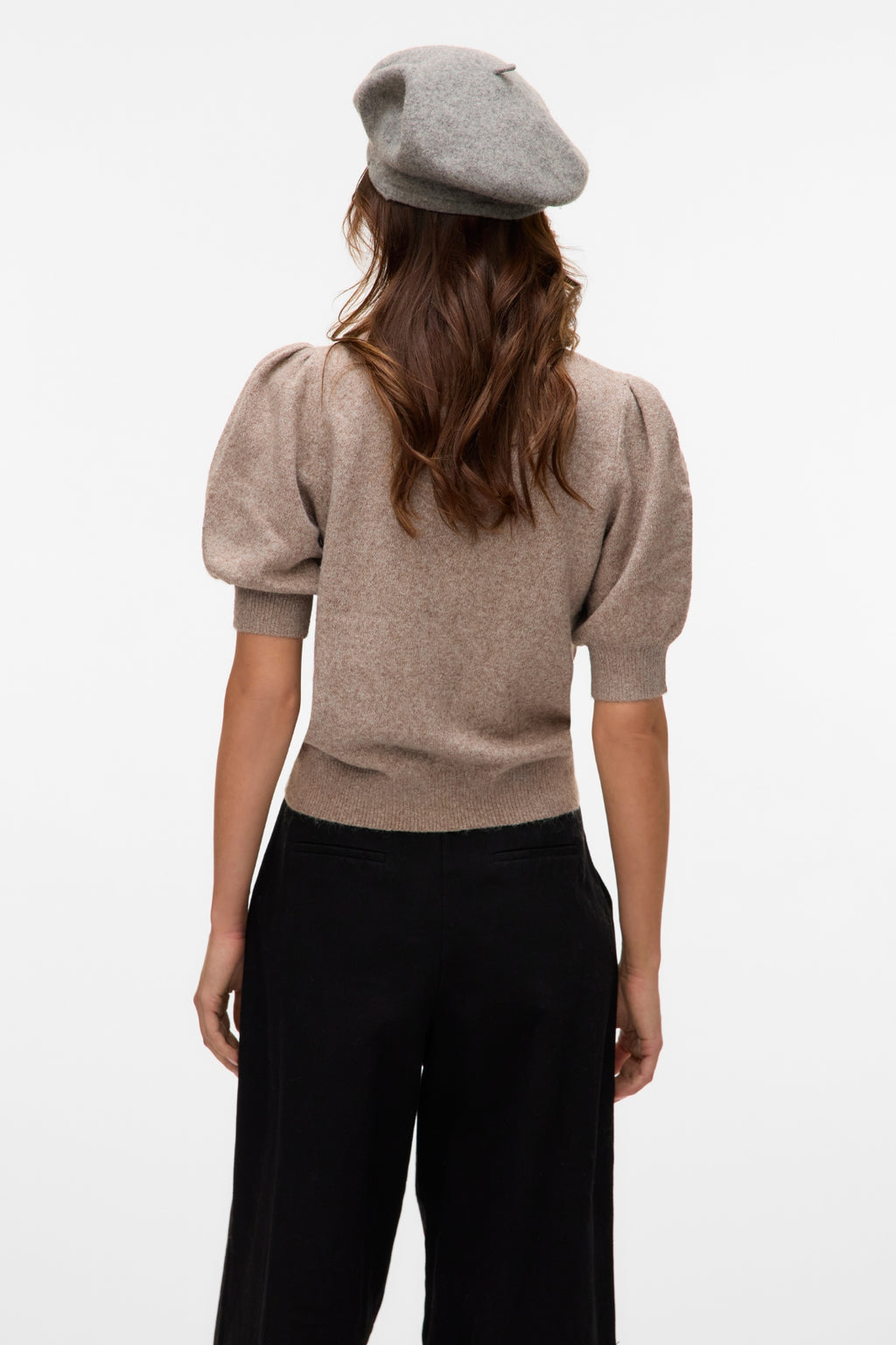 Doffy megztinis su O-Neck - Moon Rock Melange