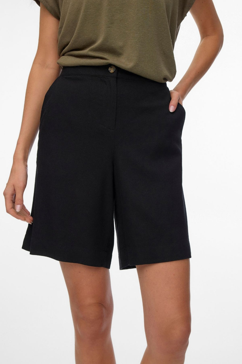 Mymilo Bermuda Shorts - Juoda