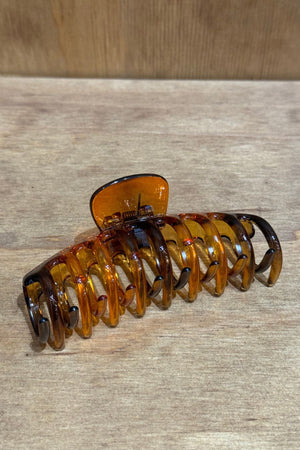 Olivia plaukų spaustukas - rudas