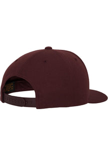 "Classic Snapback" - bordo spalvos