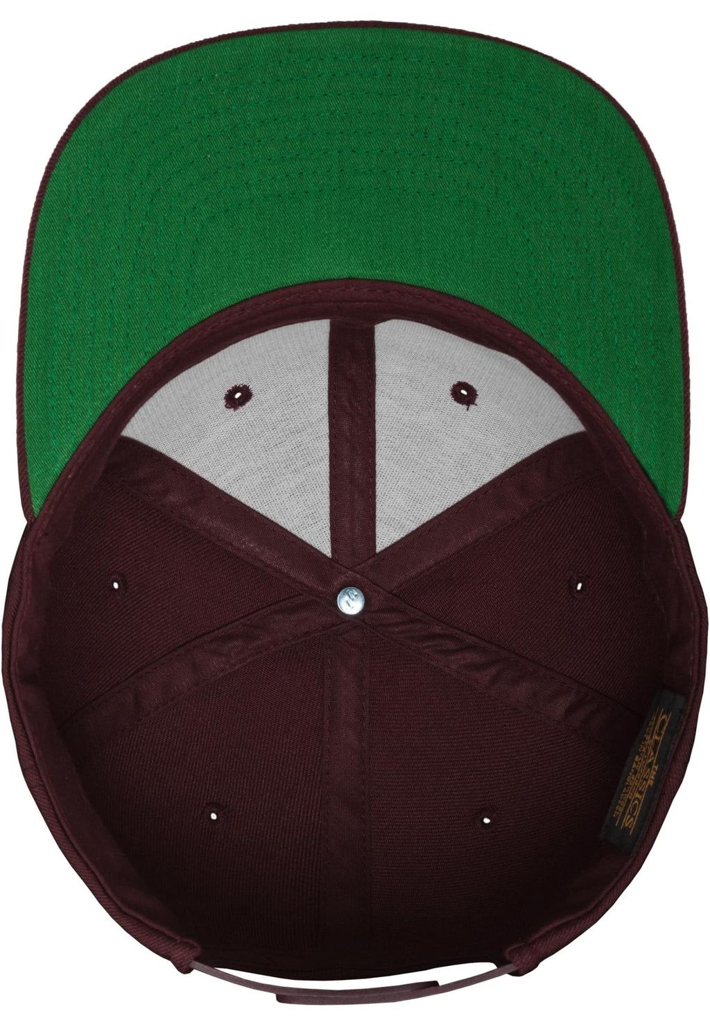 "Classic Snapback" - bordo spalvos