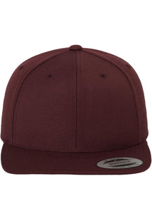 "Classic Snapback" - bordo spalvos