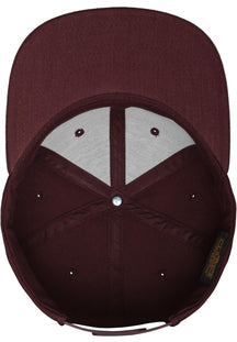 Classic Snapback - Maroon/Maroon