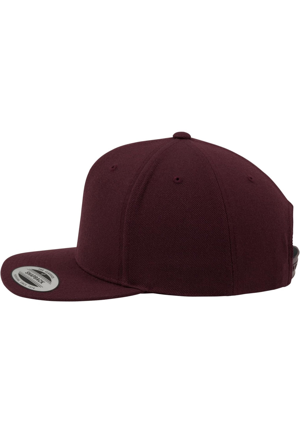 Classic Snapback - Maroon/Maroon