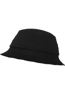 Cotton Twill Bucket Hat - Black