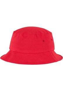 Cotton Twill Bucket Hat - Red