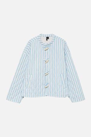 Siri Quilted Jacket -  Chambray Blue