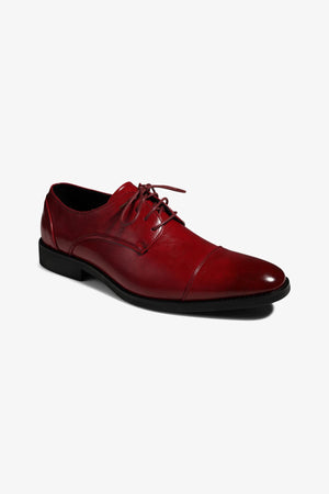 Derby Shoes - Red - TeeShoppen Group™