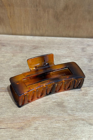 „Luna“ plaukų spaustukas - rudas