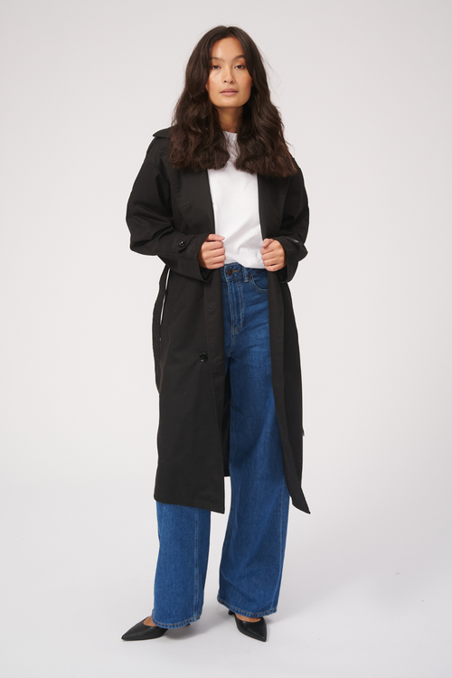 Linea trenchcoat - Black - CD