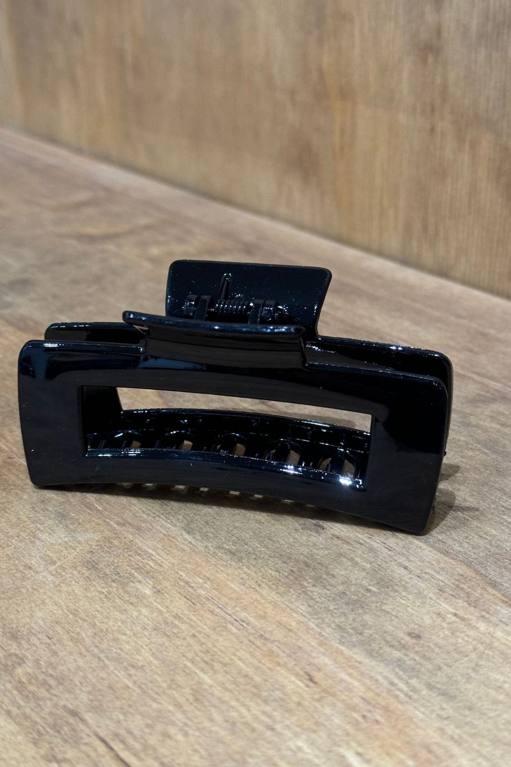 Luna plaukų spaustukas - juodas