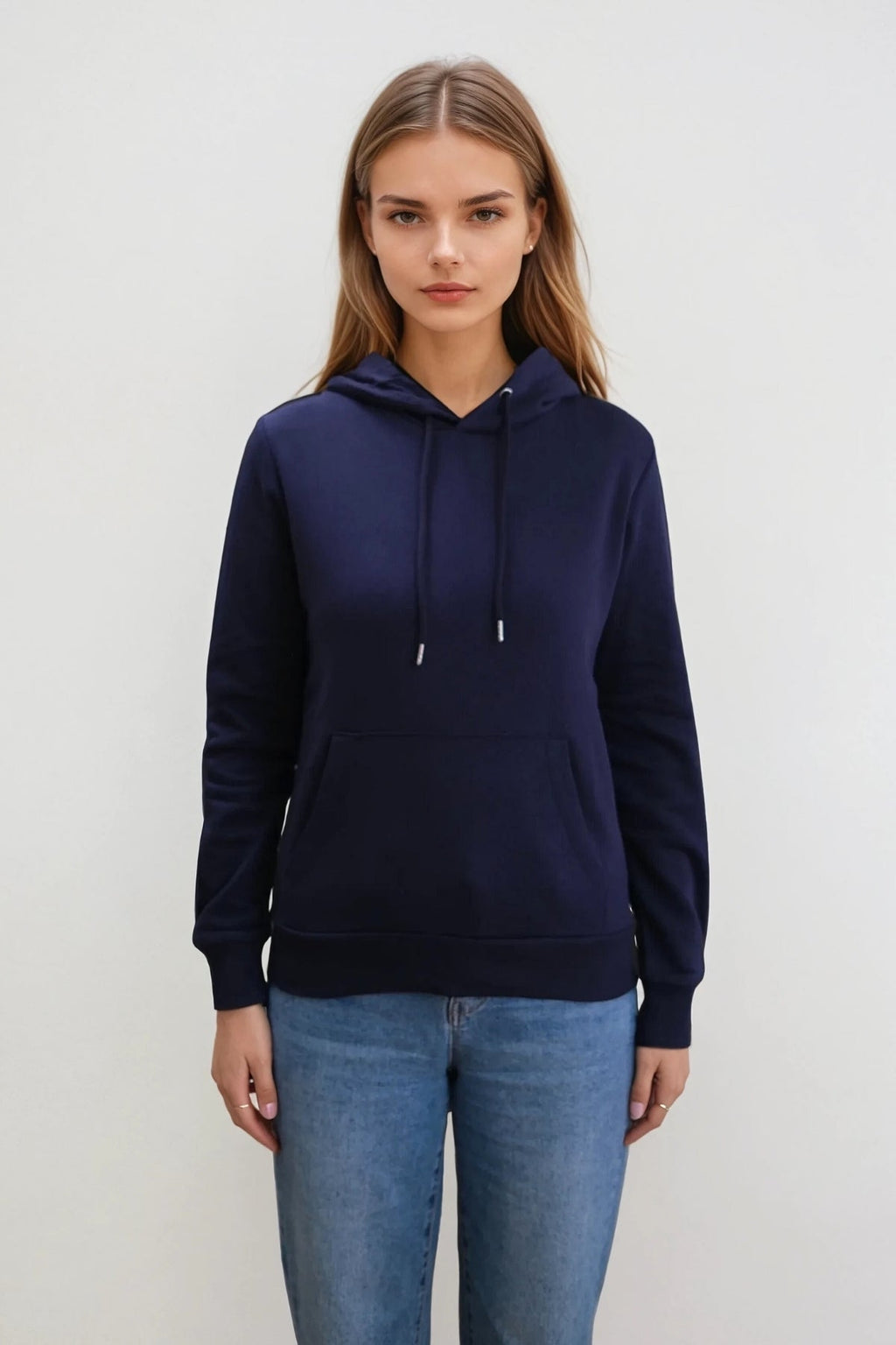 Boyfriend Sweat Hoodie - Navy