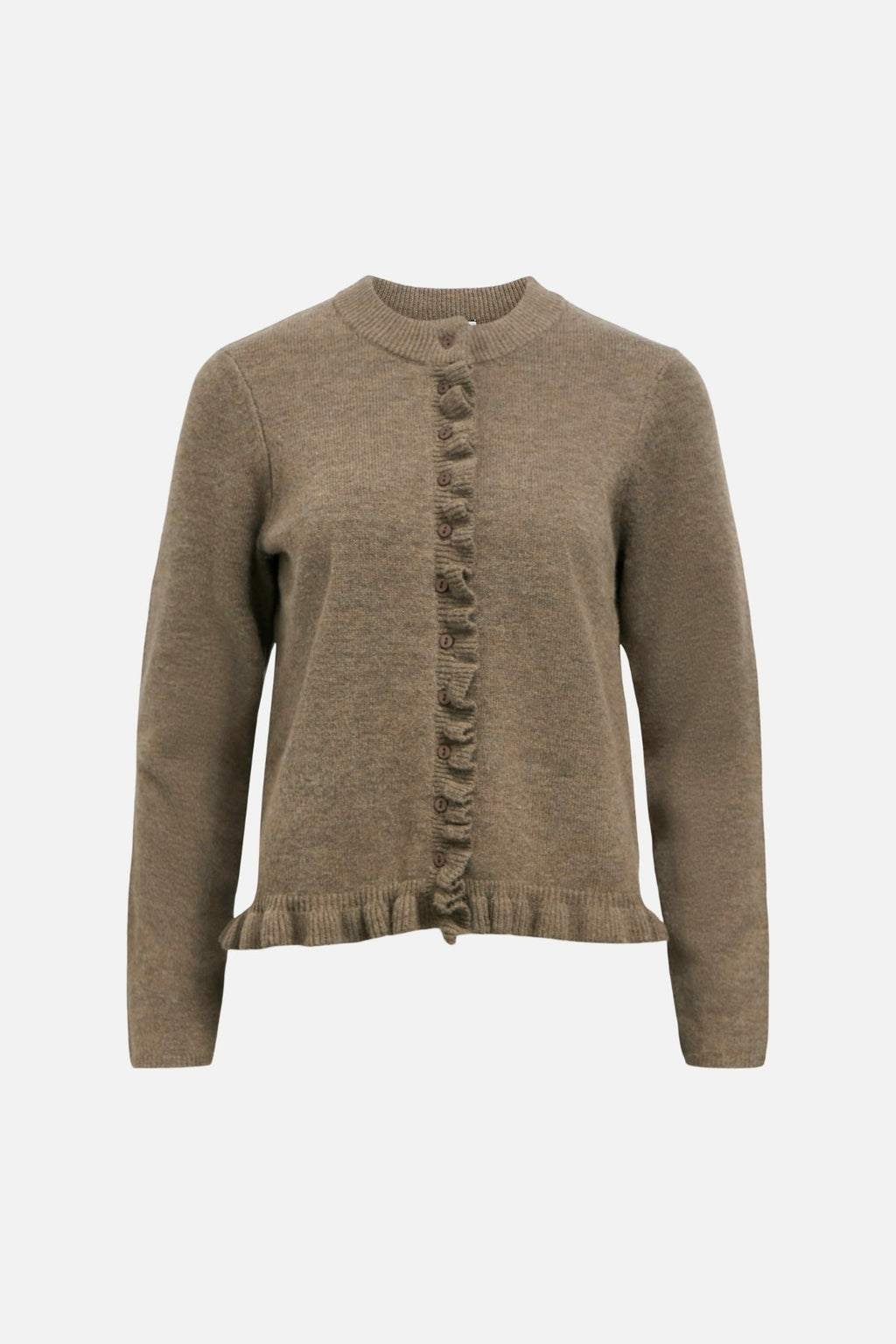 „Elva Knit Cardigan“ - Morel melange