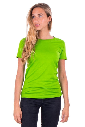 Fitted t-shirt - Lime green