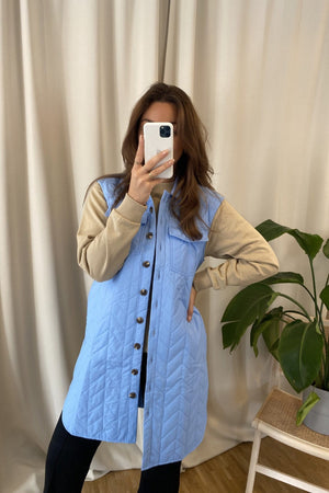 „Magda Lang“ dygsniuota liemenė - hortenzija